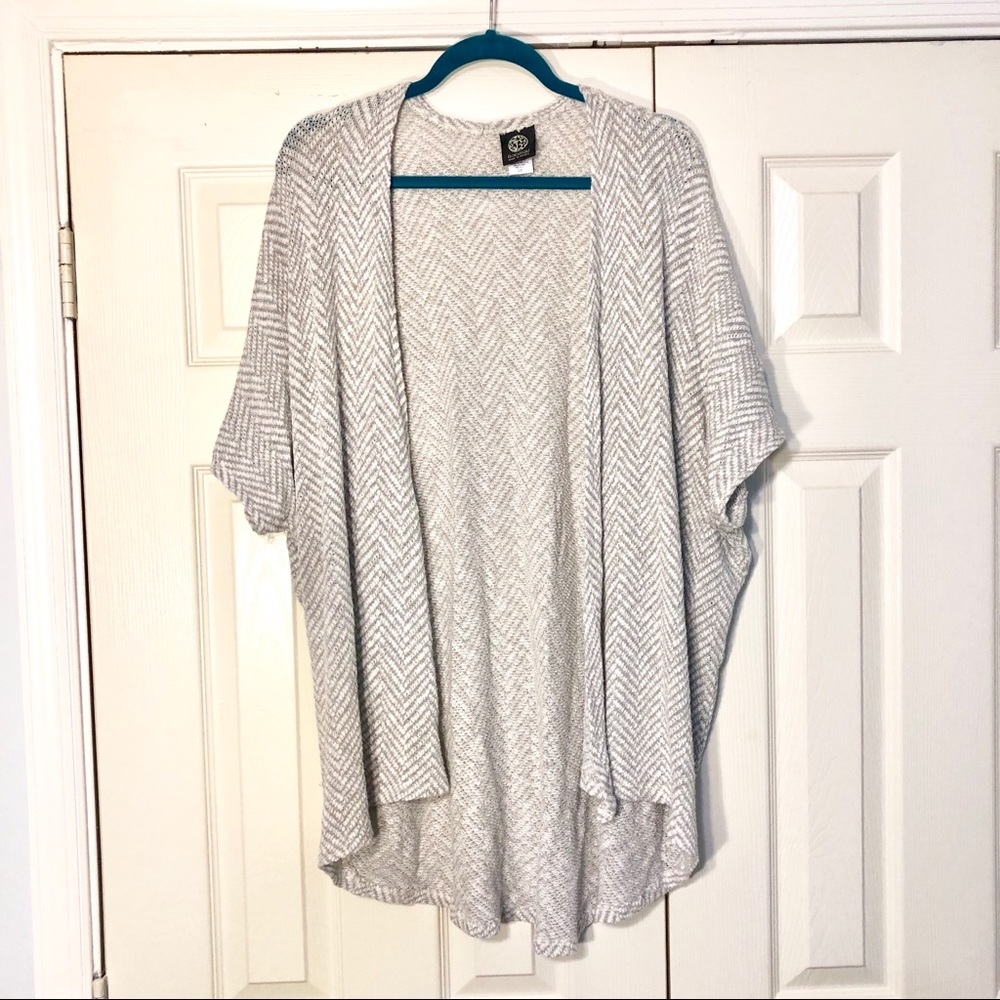 Bobeau Short Sleeve Cardigan